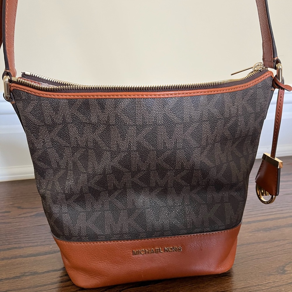 Michael Kors monogram crossbody bag